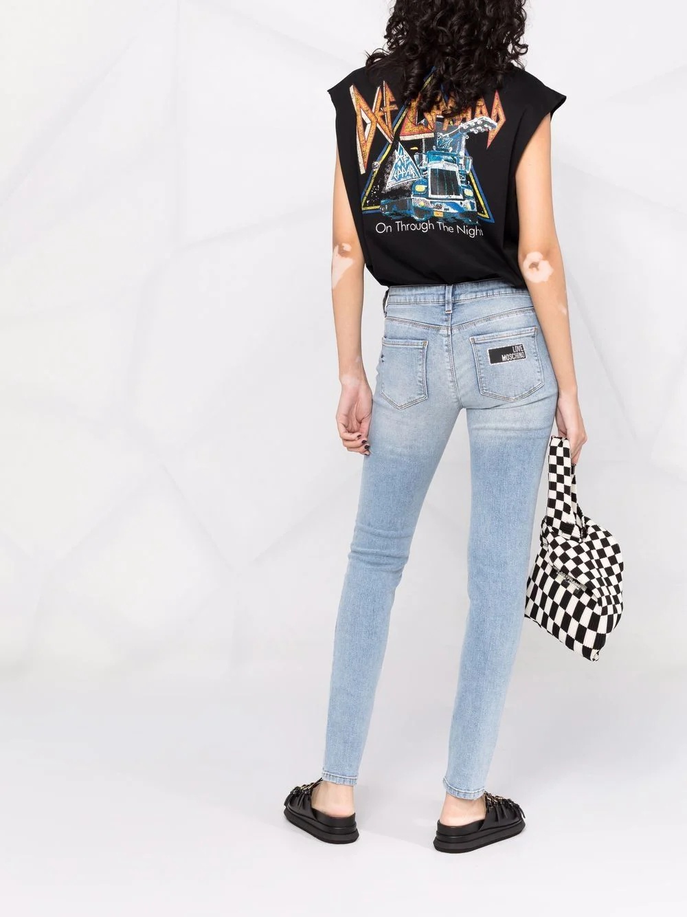 distressed-effect skinny jeans - 4