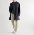 Windmate Suede-Trimmed Storm System Nylon Overcoat - 7