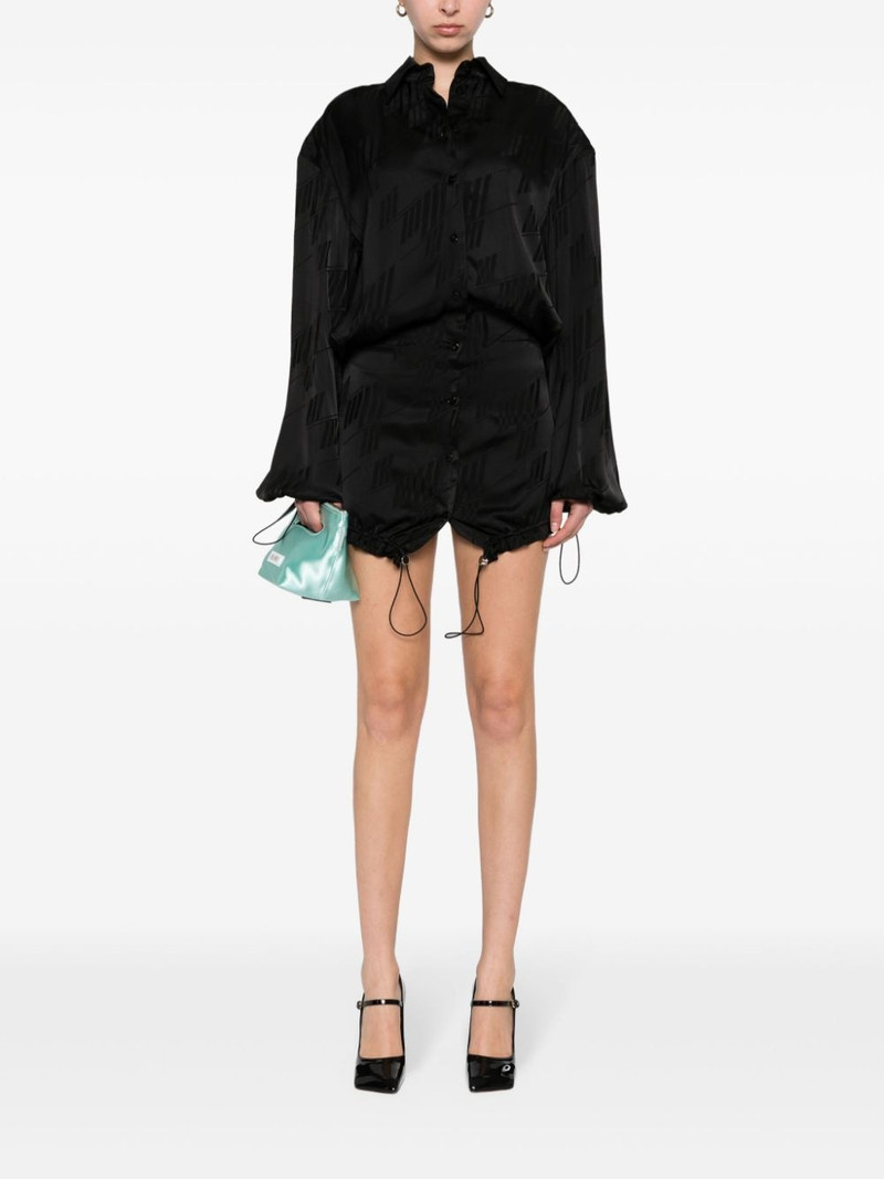THE ATTICO logo-jacquard mini dress outlook
