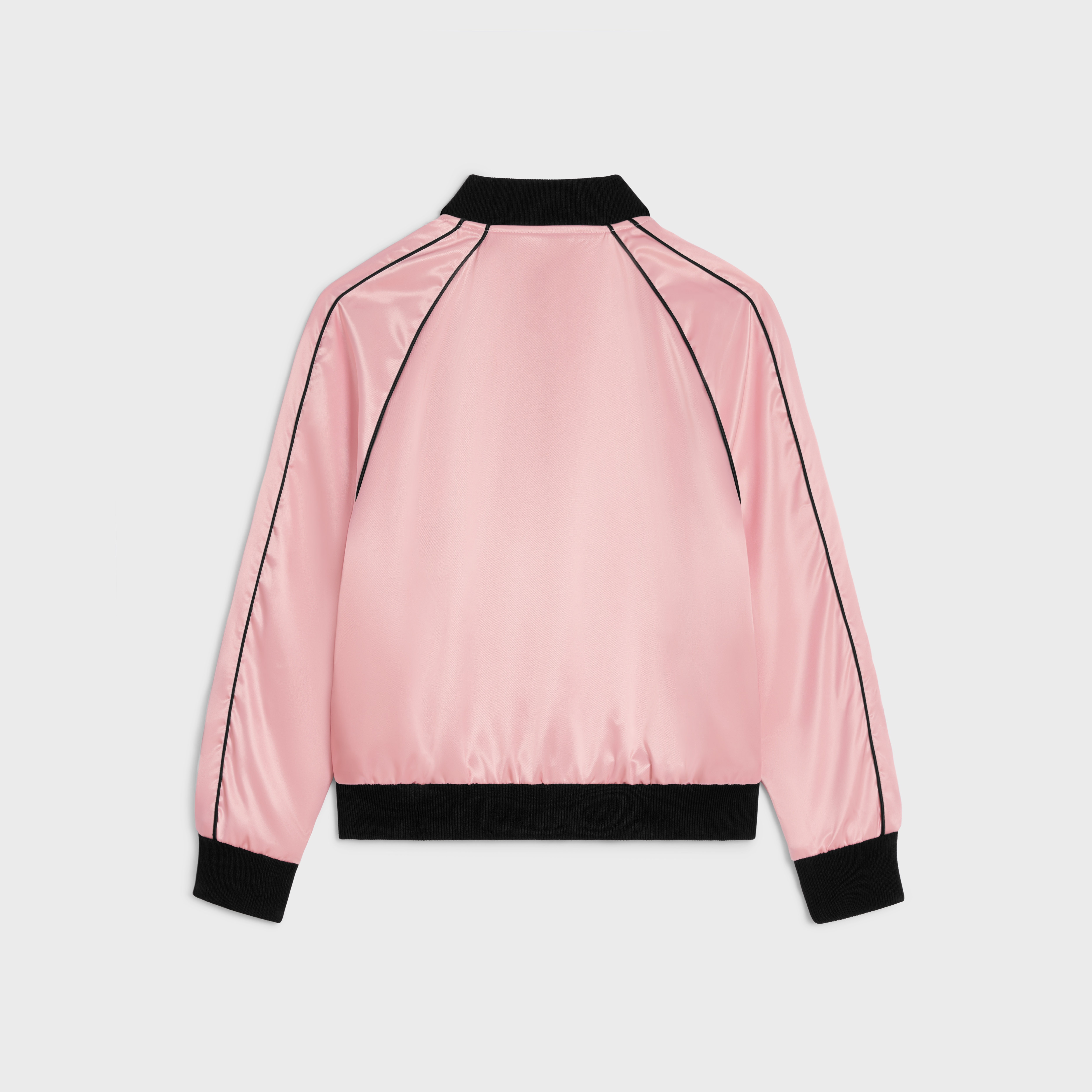 celine teddy jacket in satin-finish nylon - 2