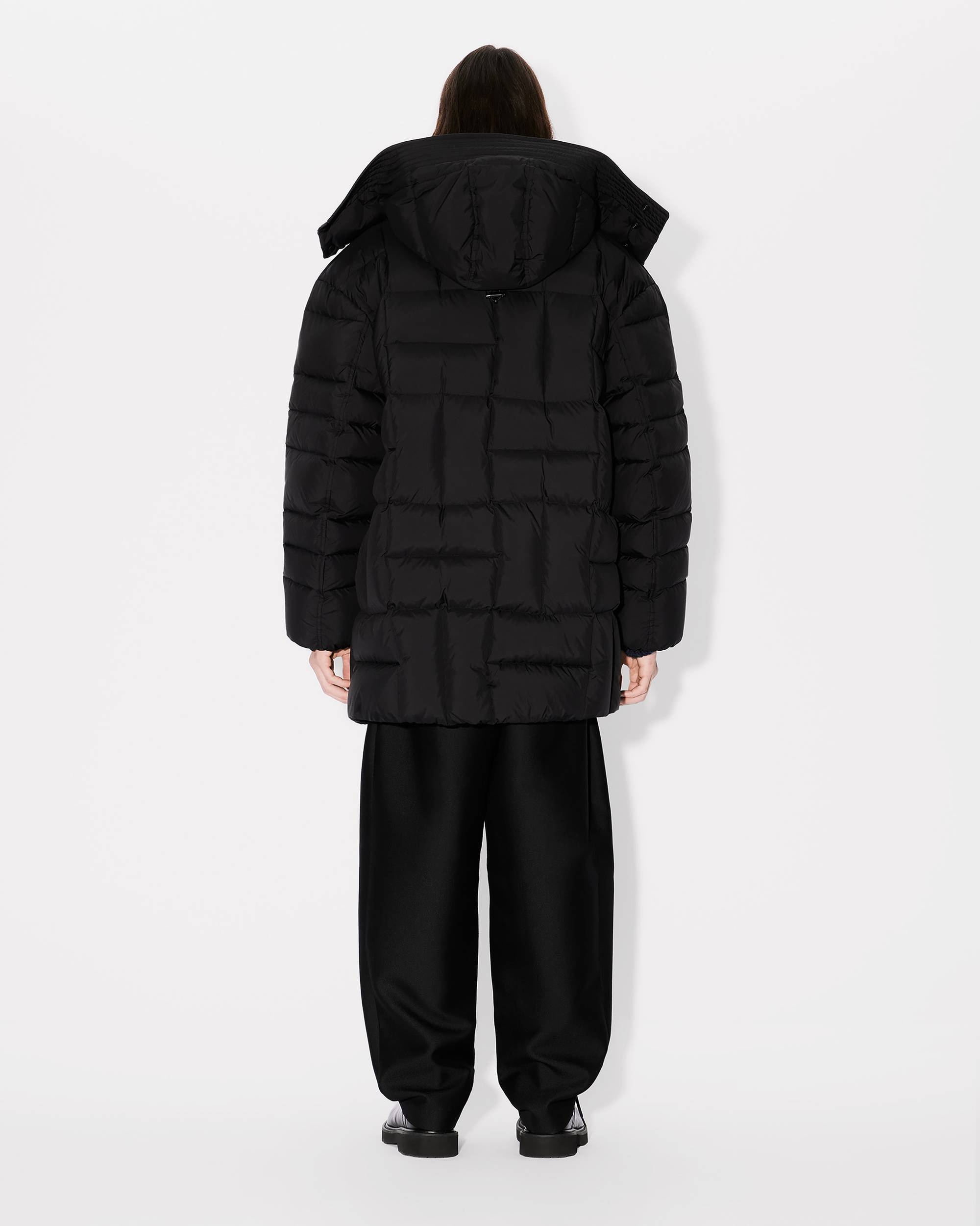 'KENZO Weave' mid-length winter parka - 6