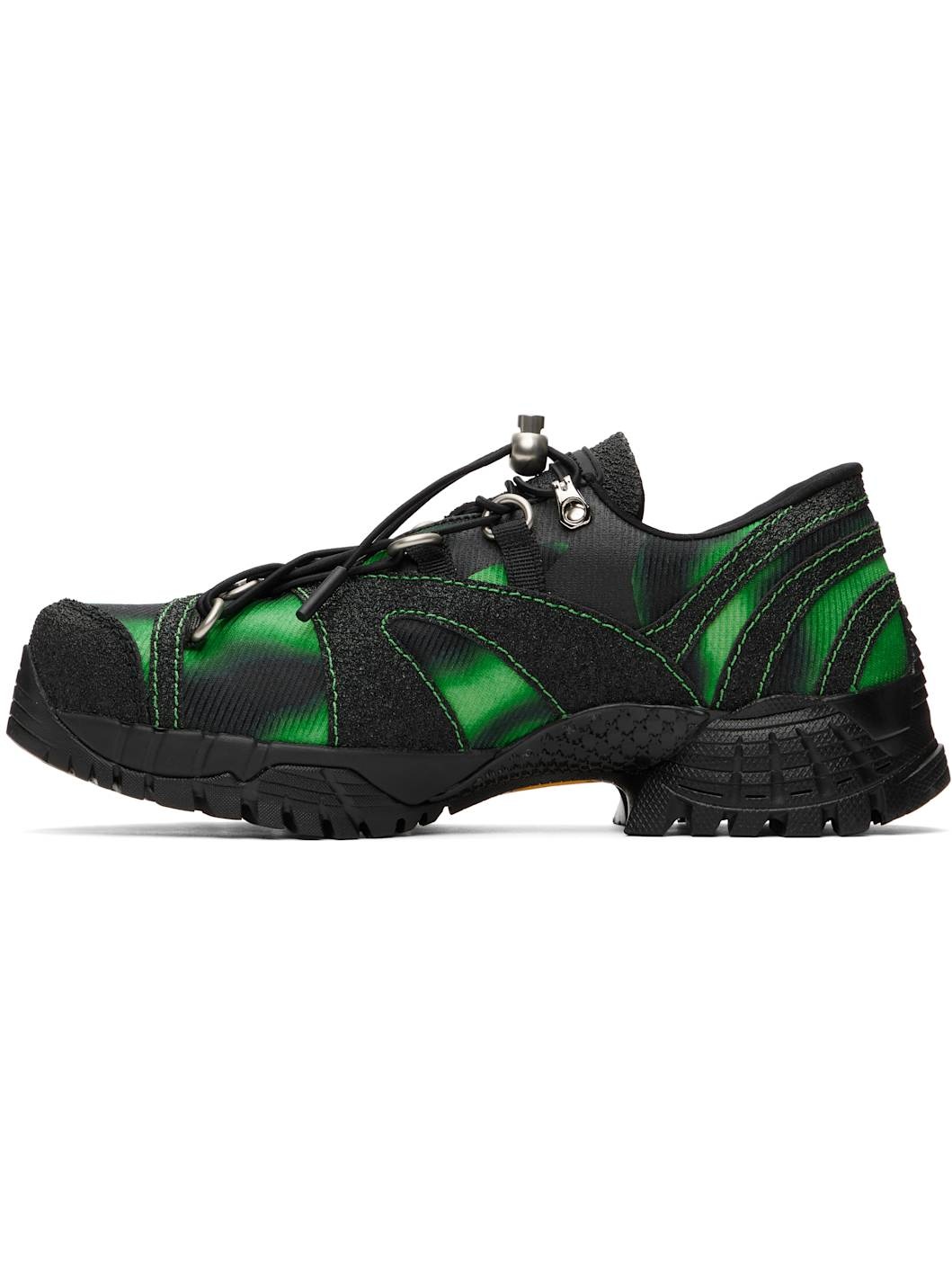 Green & Black SFUMATURA Sneakers - 3