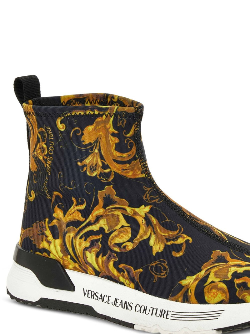 baroque-print slip-on sneakers 4