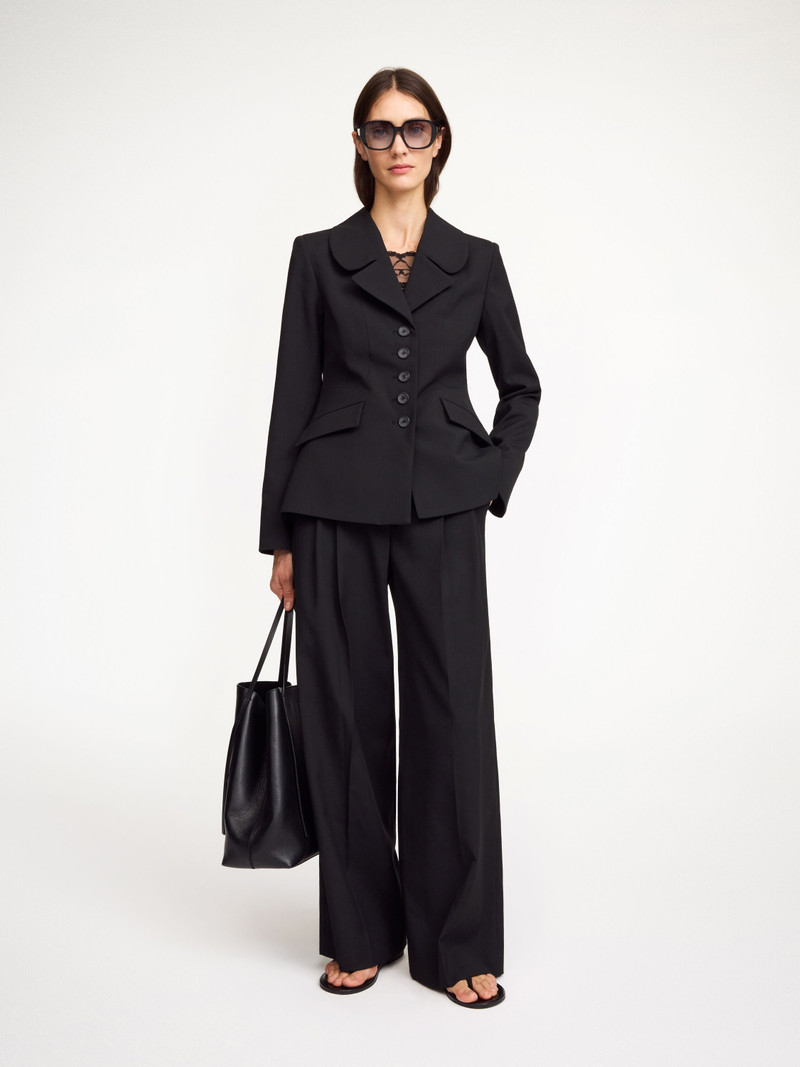 BY MALENE BIRGER Adrienna single-breasted blazer outlook