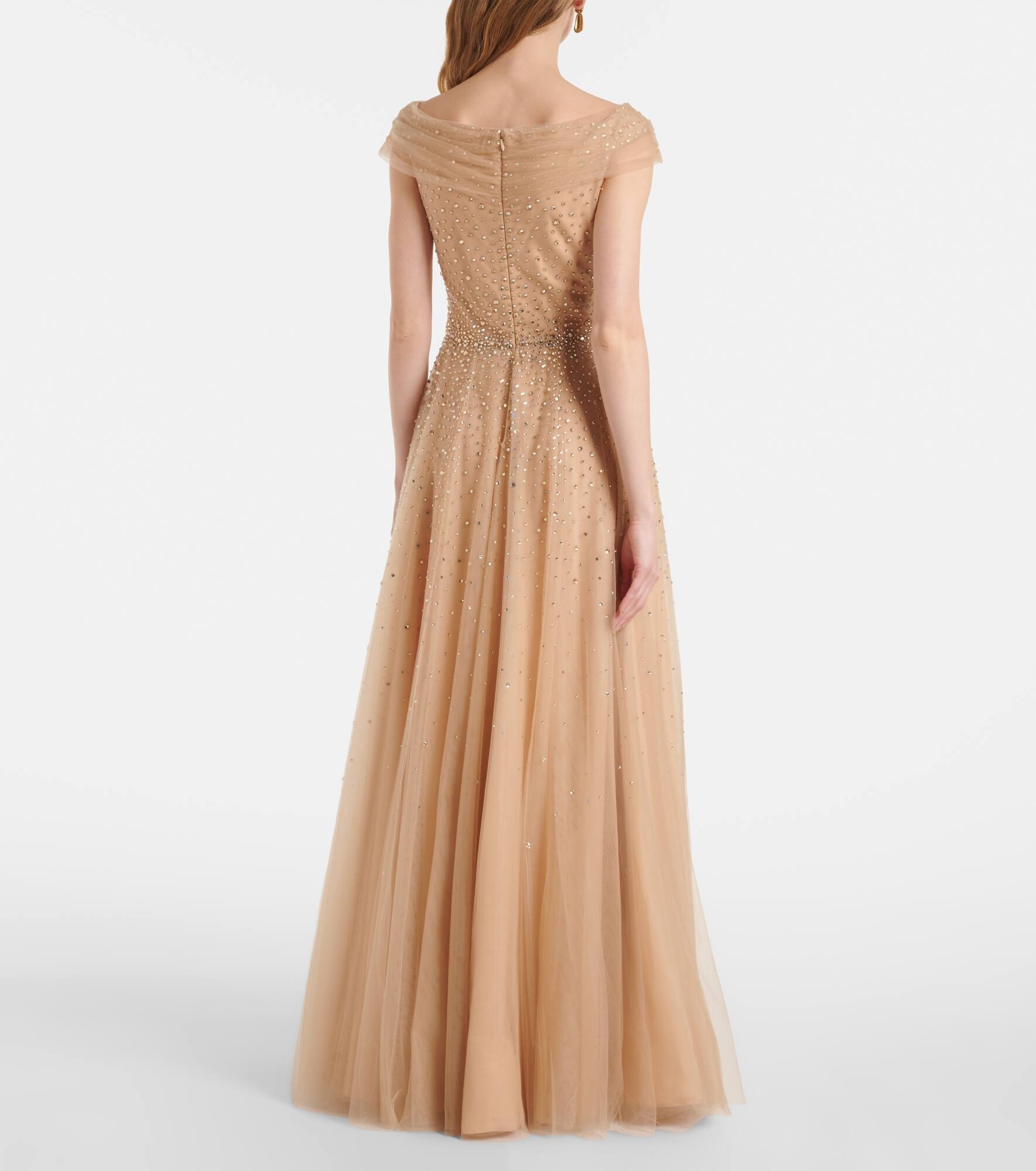 Shayla embellished tulle gown - 3
