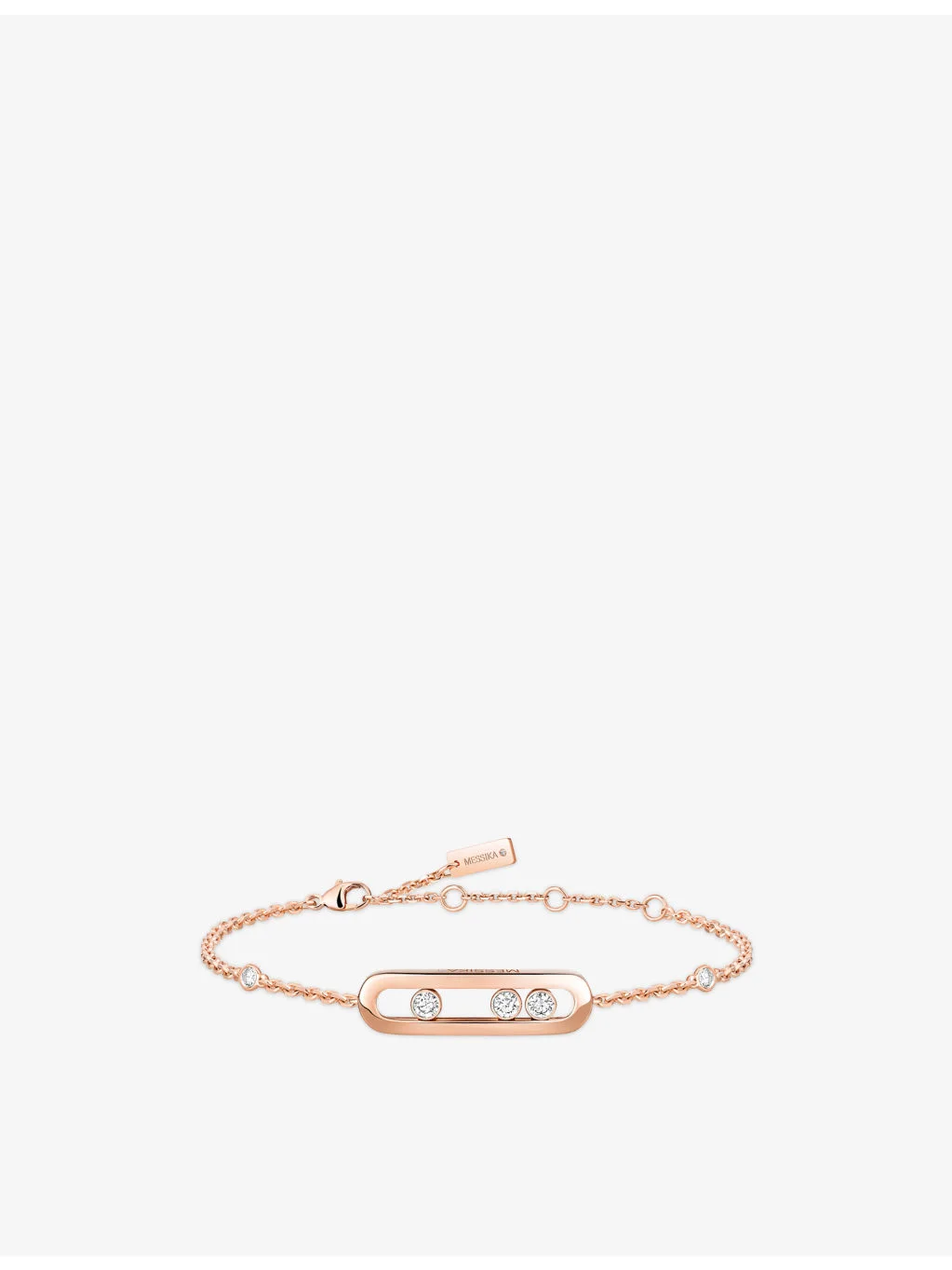 Baby Move 18ct rose-gold and diamond bracelet - 1