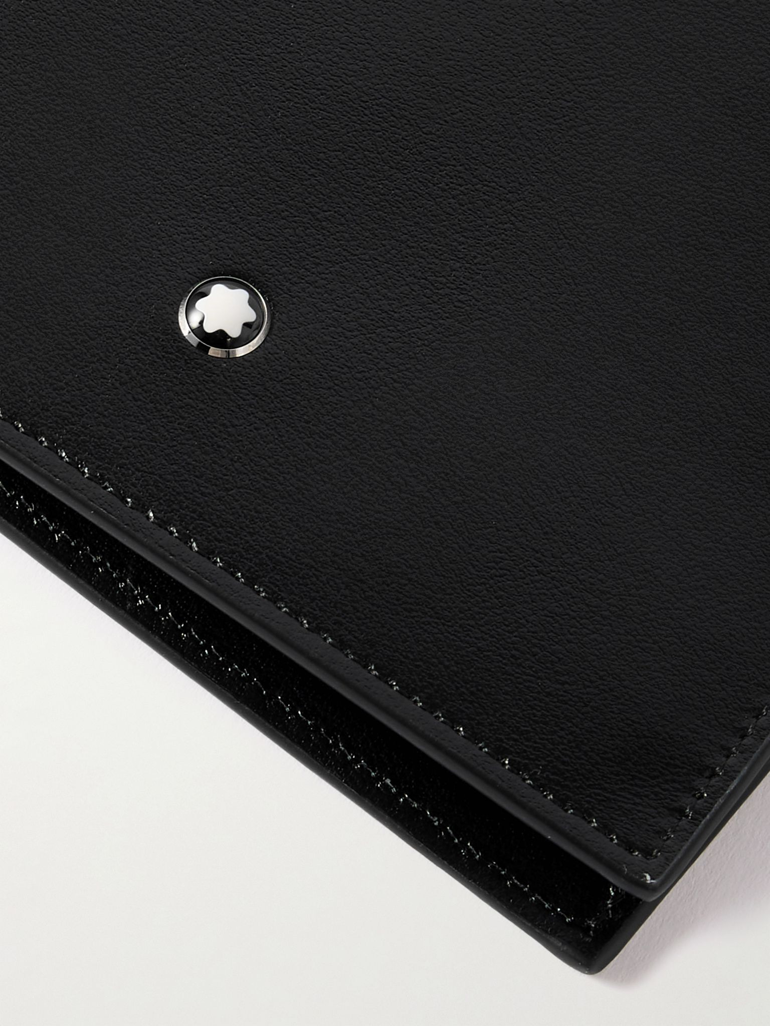 Leather Billfold Wallet Black - 3