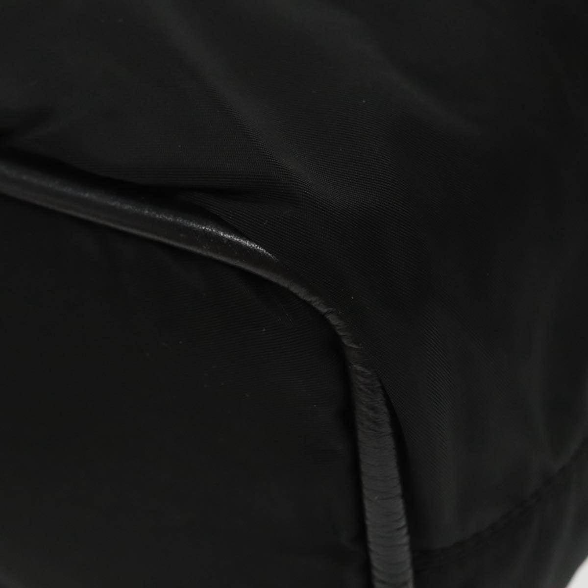CELINE Hand Bag Nylon Black Gold - 16