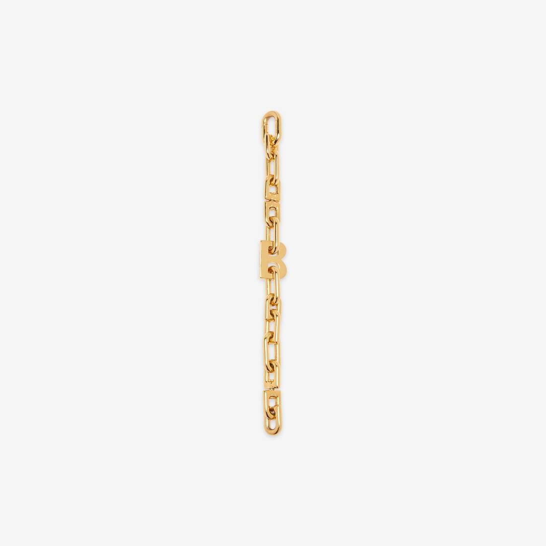 B Chain Thin Bracelet in Gold - 2