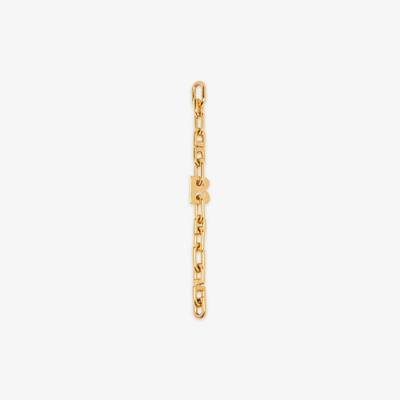 BALENCIAGA B Chain Thin Bracelet in Gold outlook