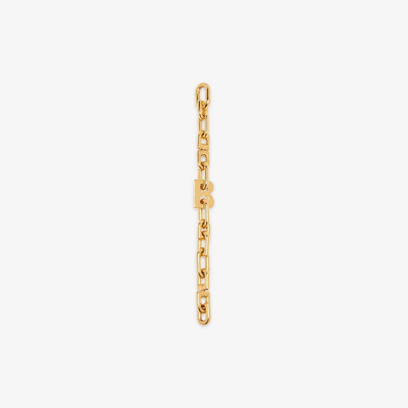 BALENCIAGA B Chain Thin Bracelet in Gold outlook