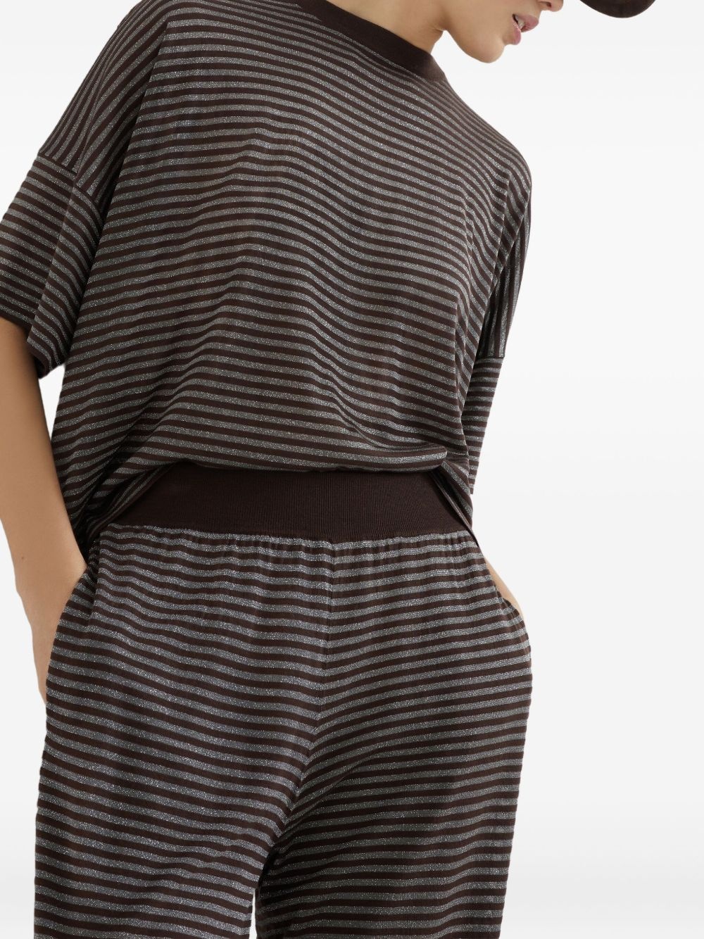 striped T-shirt - 5