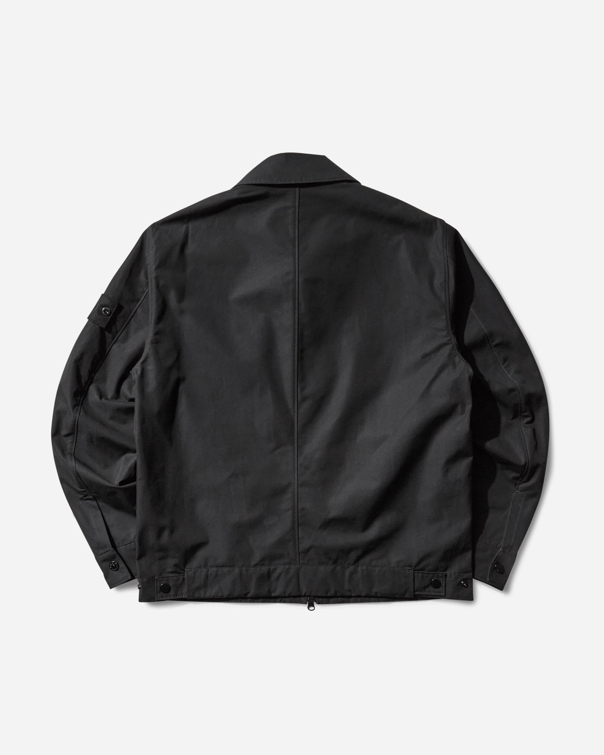 Men's Ghost Cotton Canvas Overshirt Black - 2