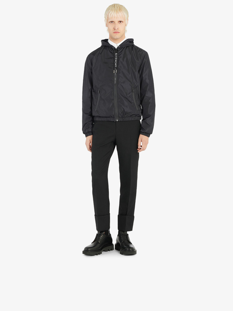 Givenchy GIVENCHY ADDRESS windbreaker in satin nylon outlook