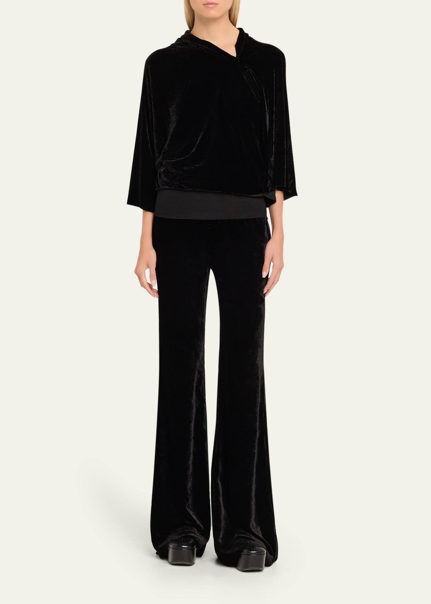 Bolan Velvet Bootcut Pants - 2