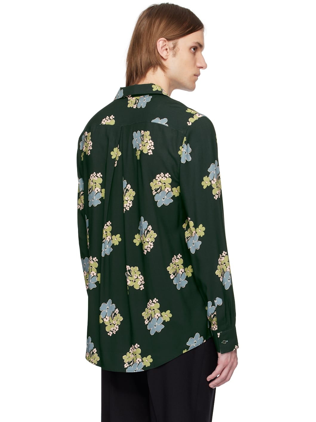 Black Floral Shirt - 3