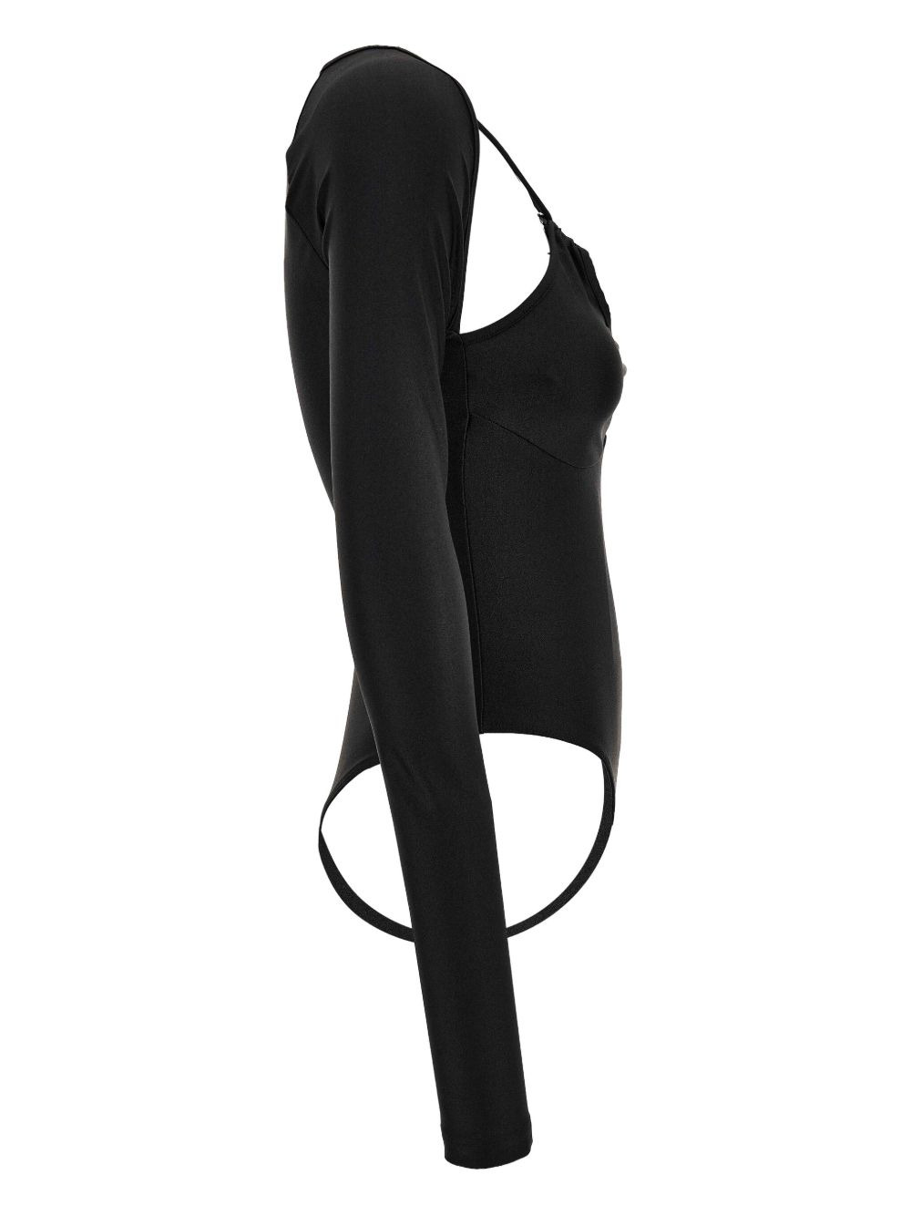 keyhole long-sleeve bodysuit - 3