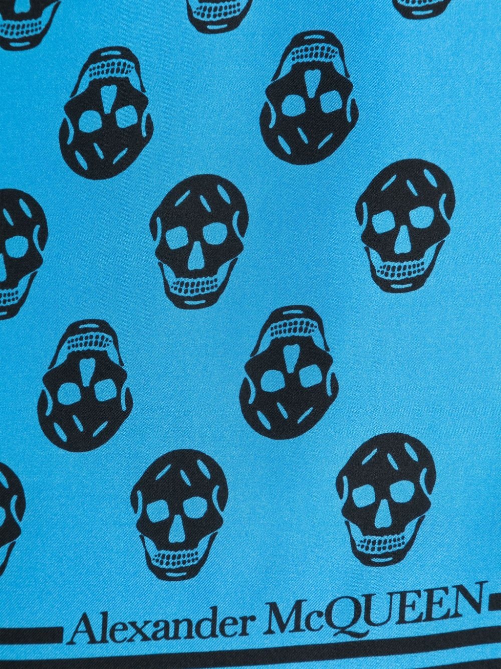 Biker Skull silk scarf - 2