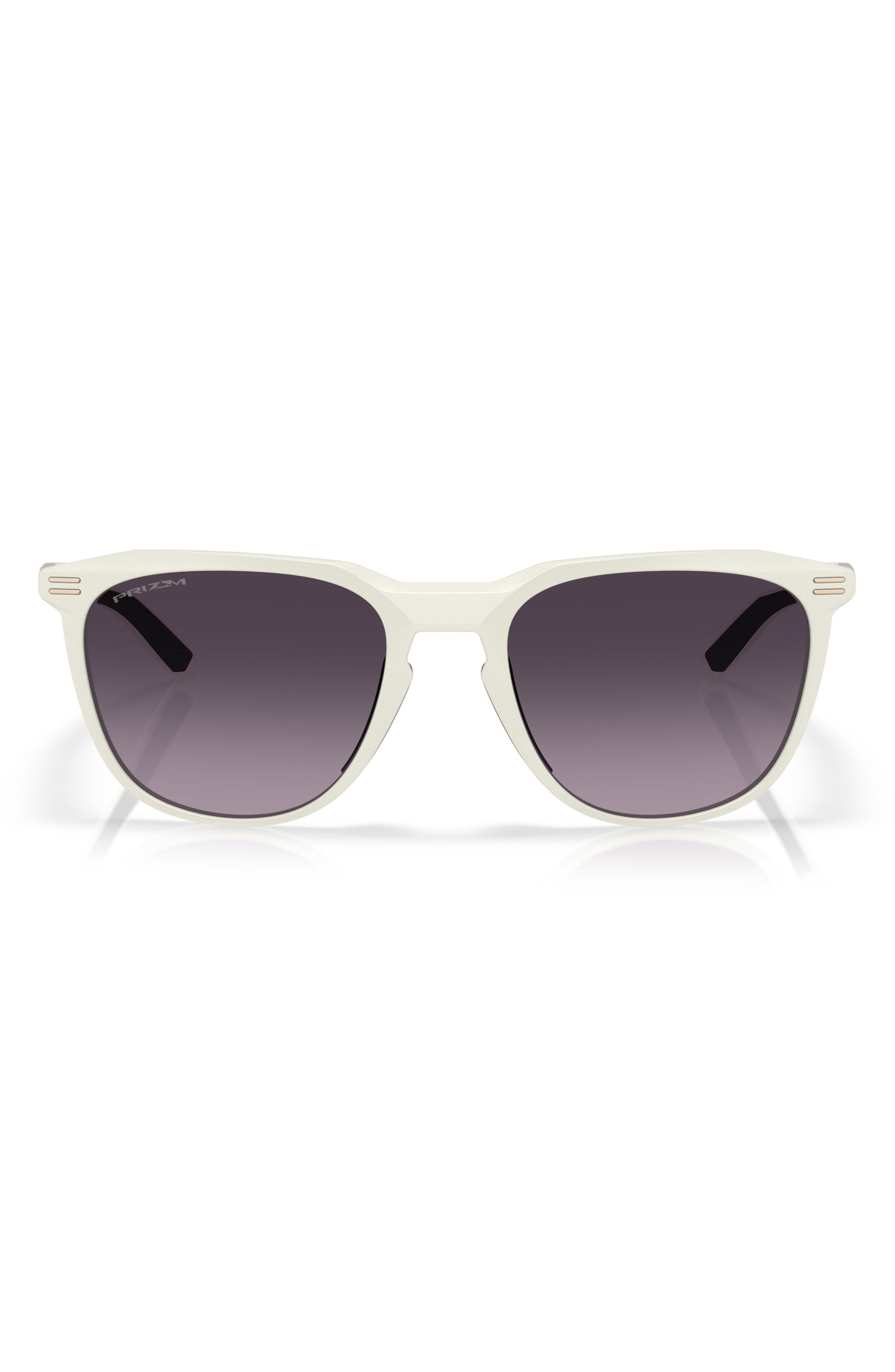Oakley Thurso 54mm Prizm™ Gradient Round Sunglasses in Matte Mist /Grey at Nordstrom - 1