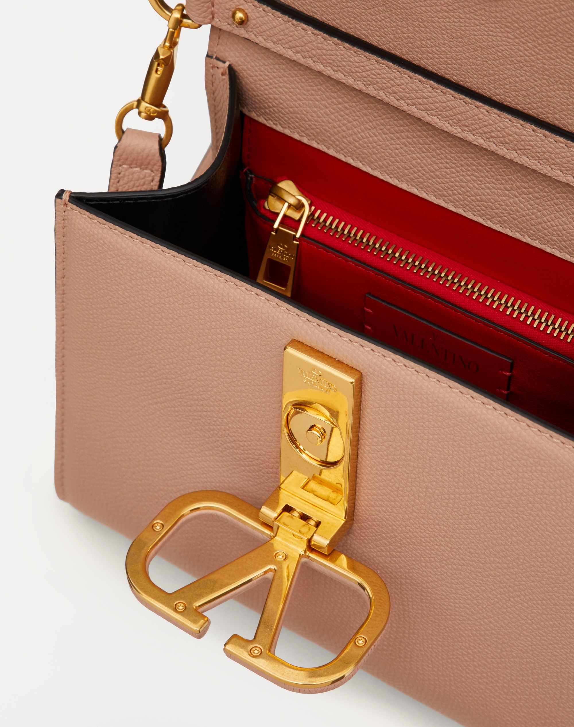 SMALL VSLING GRAINY CALFSKIN HANDBAG - 5