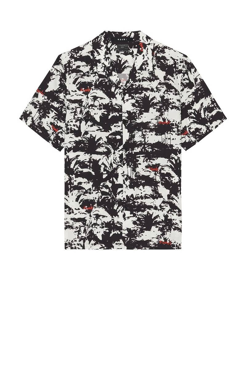 Ksubi Palm Tree Resort Short Sleeve Shirt outlook