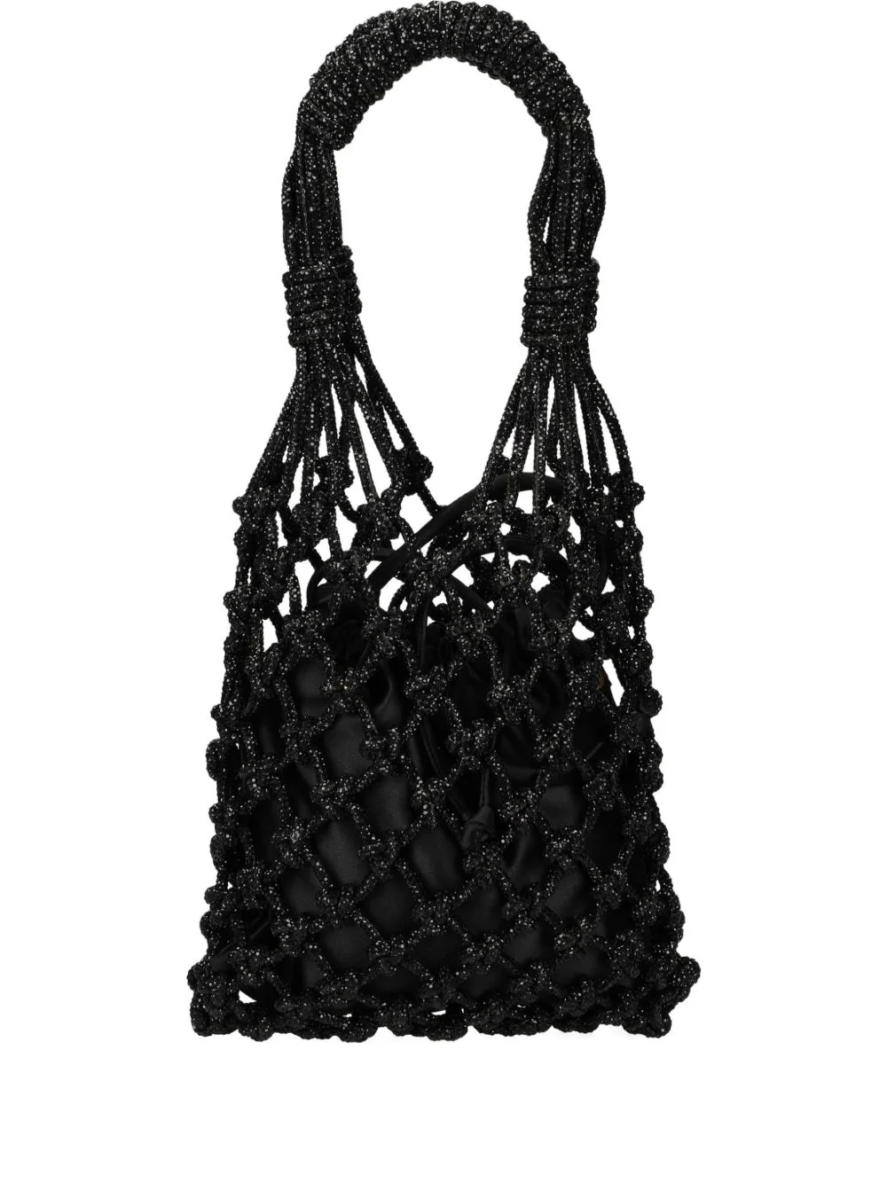 knotted shoulder bag - 1