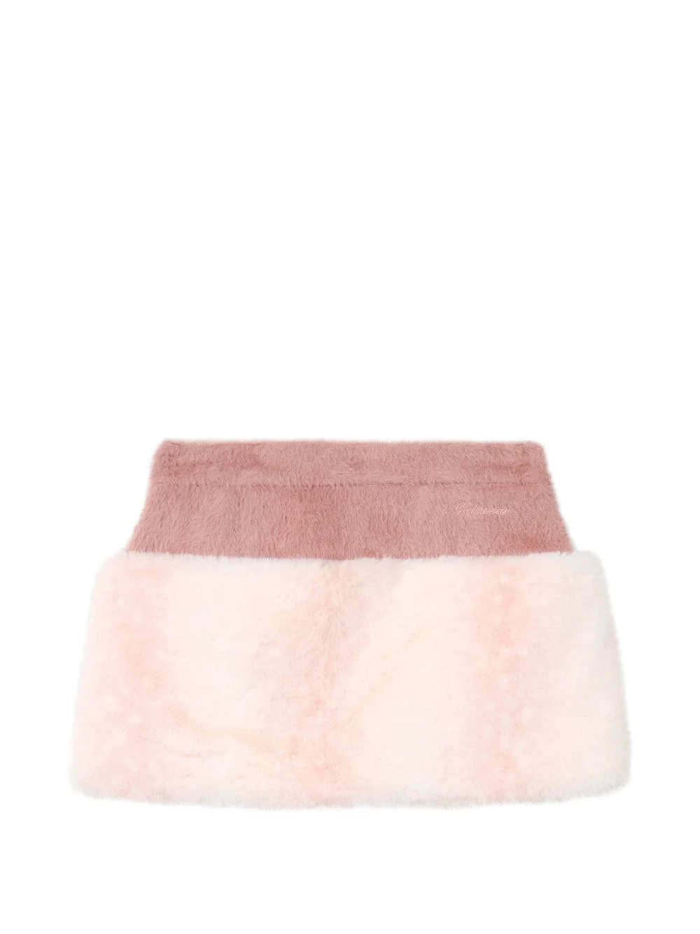 faux-fur mini skirt - 1