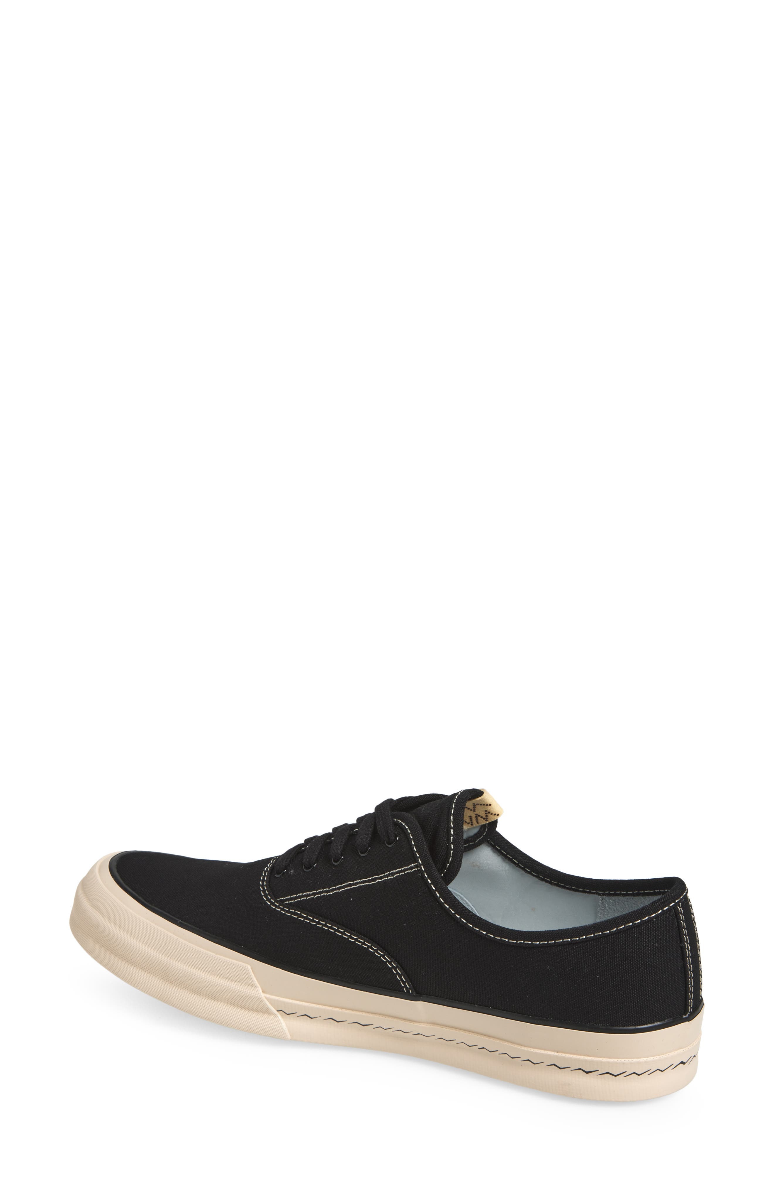 VISVIM Logan Lo Sipe Deck Shoe in Black at Nordstrom - 2