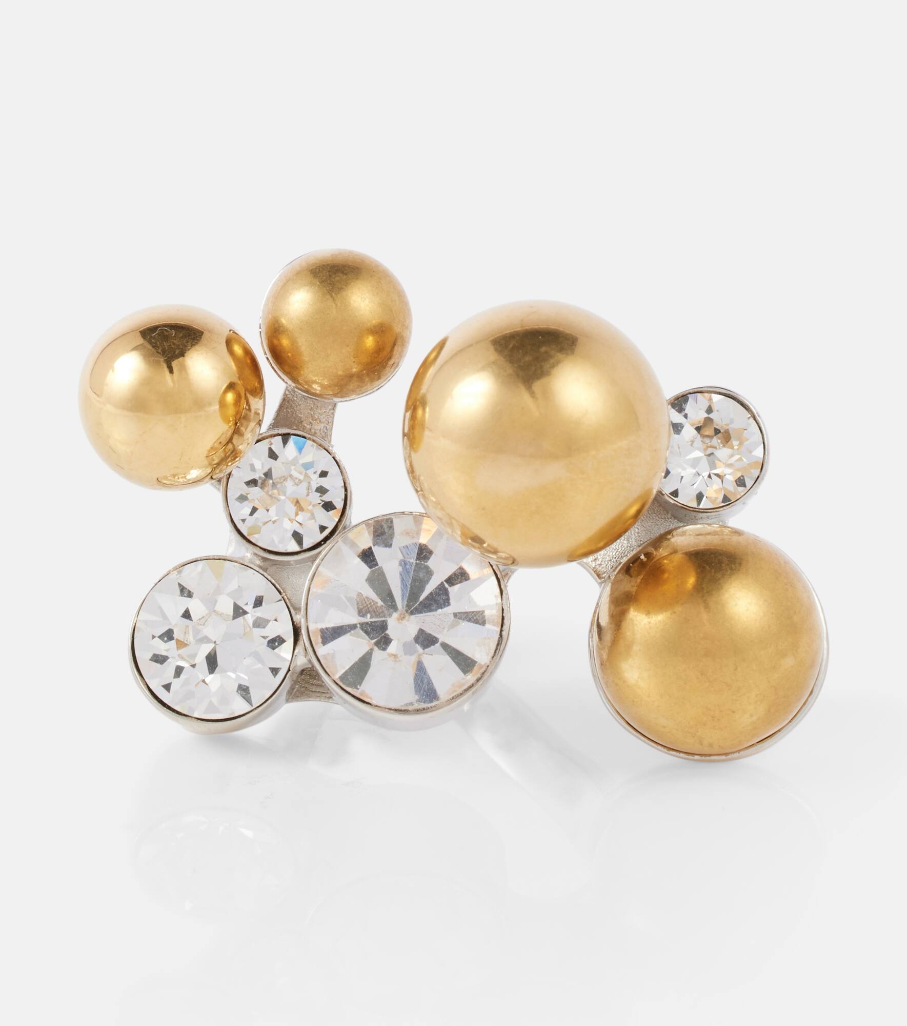 Crystal-embellished ring - 1