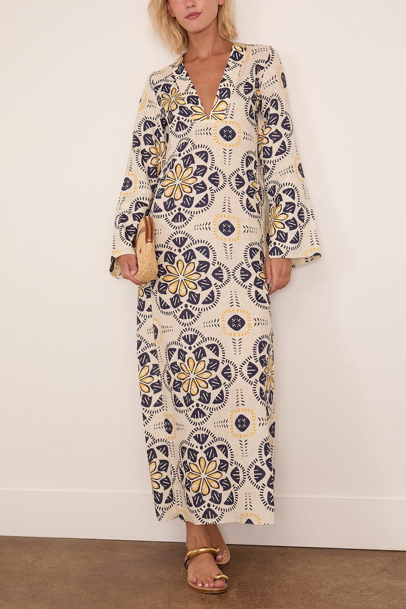 lemlem Theodora Column Dress in Adey Soleil outlook