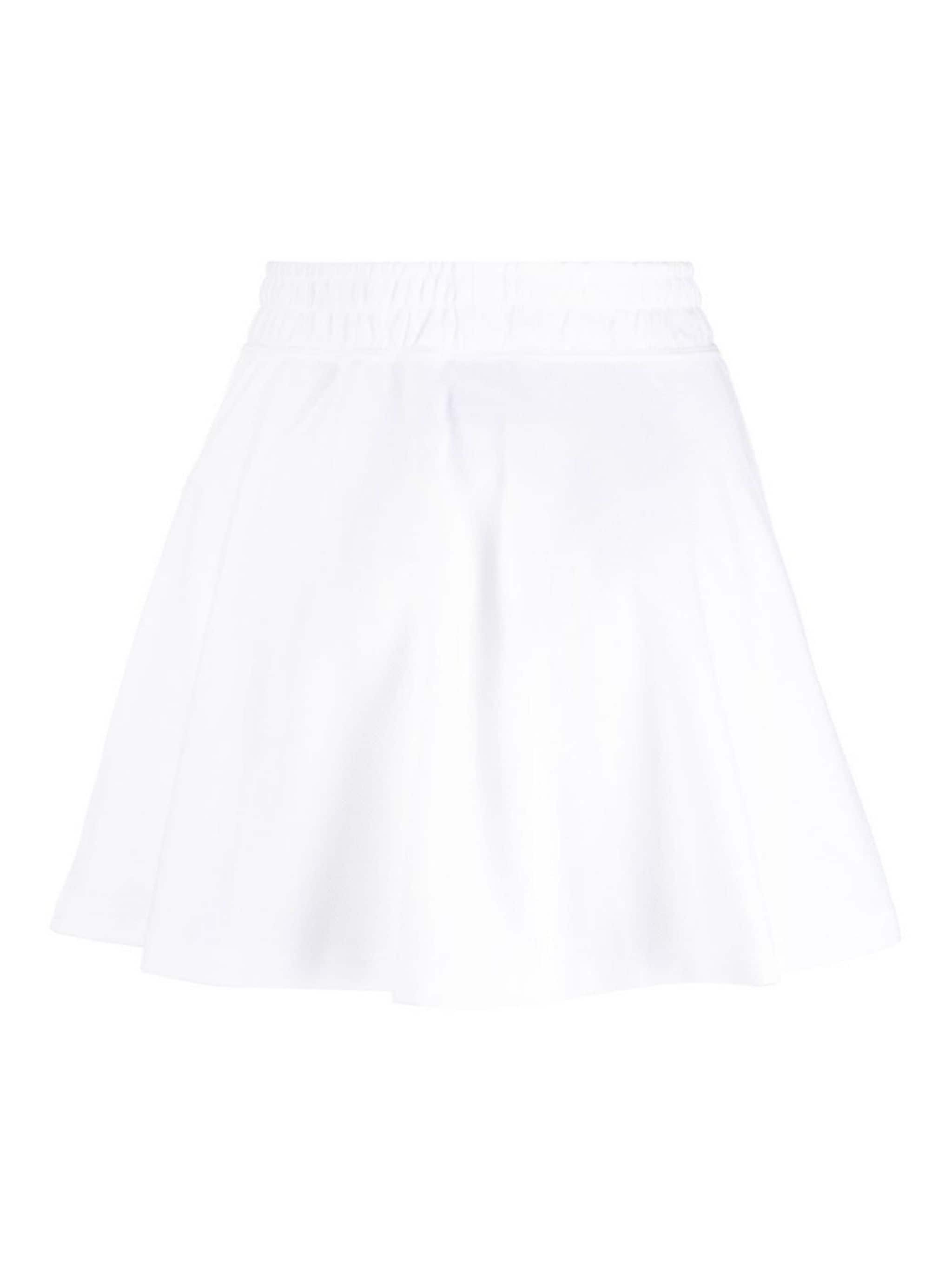 swoosh-logo print skirt - 2