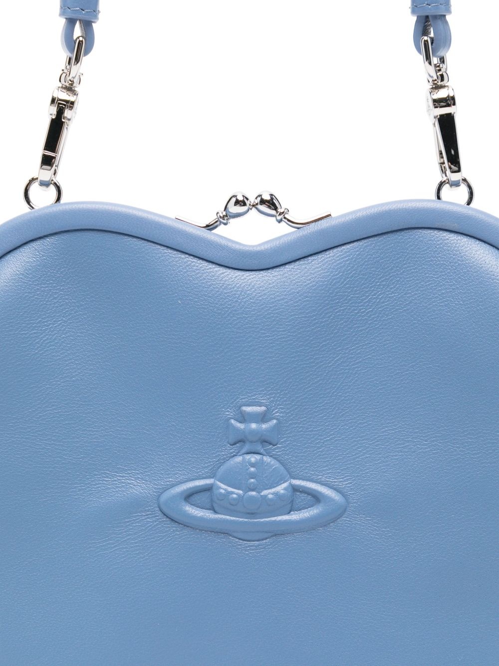 Belle Heart Frame clutch bag - 4