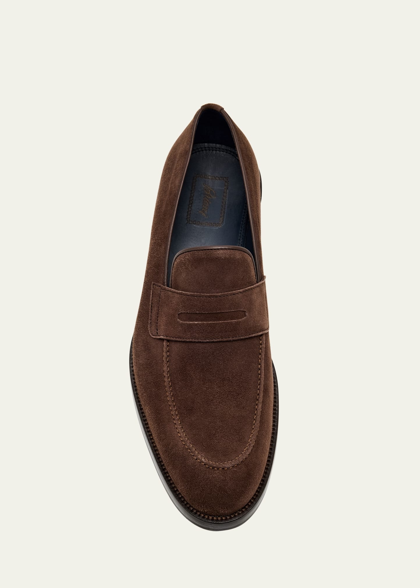Men's Lukas Suede Penny Loafers - 5