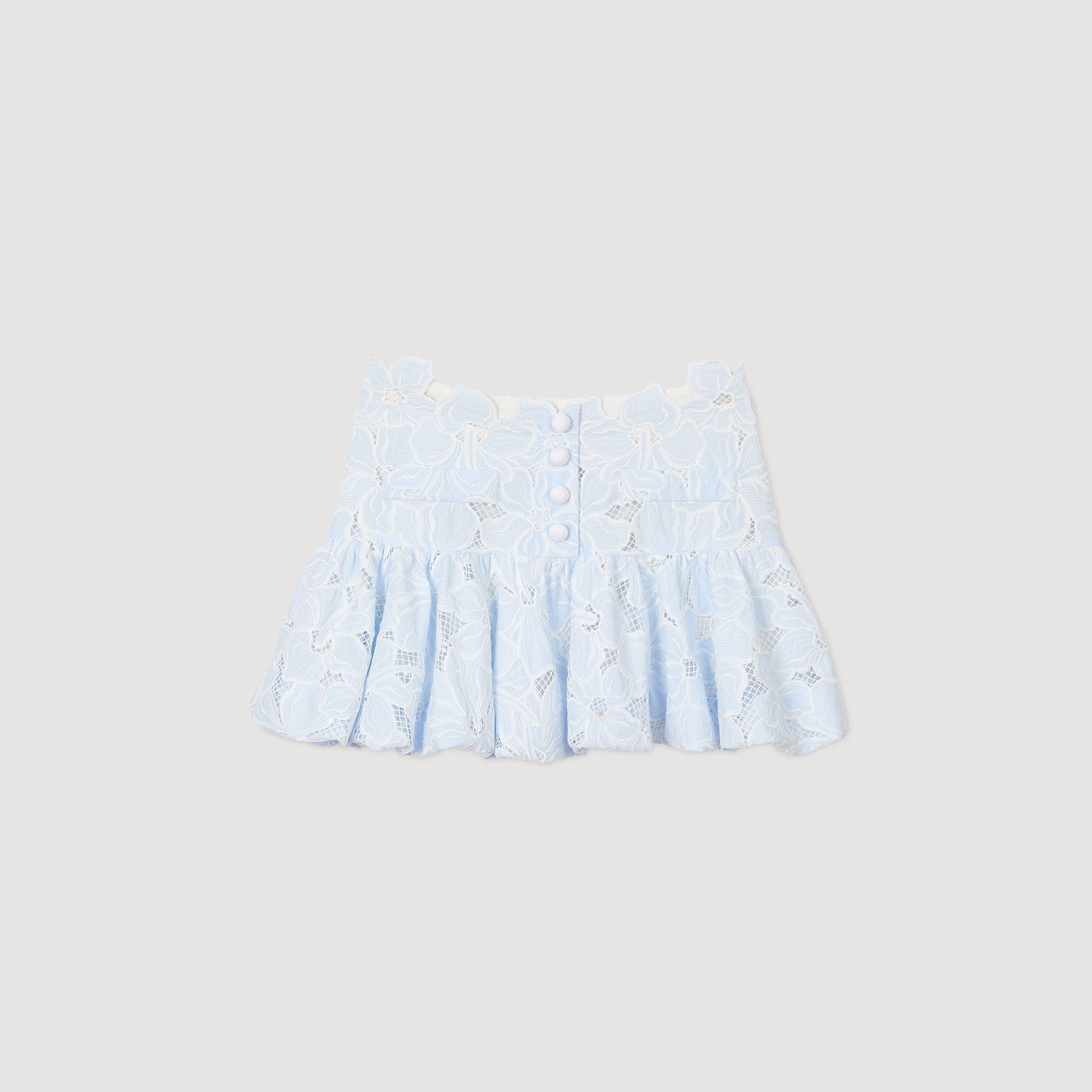 MINI GUIPURE SKIRT - 6