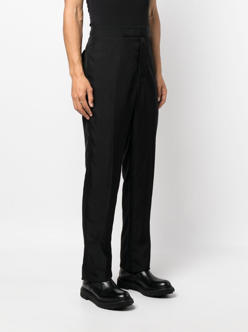 straight-leg tailored trousers - 3