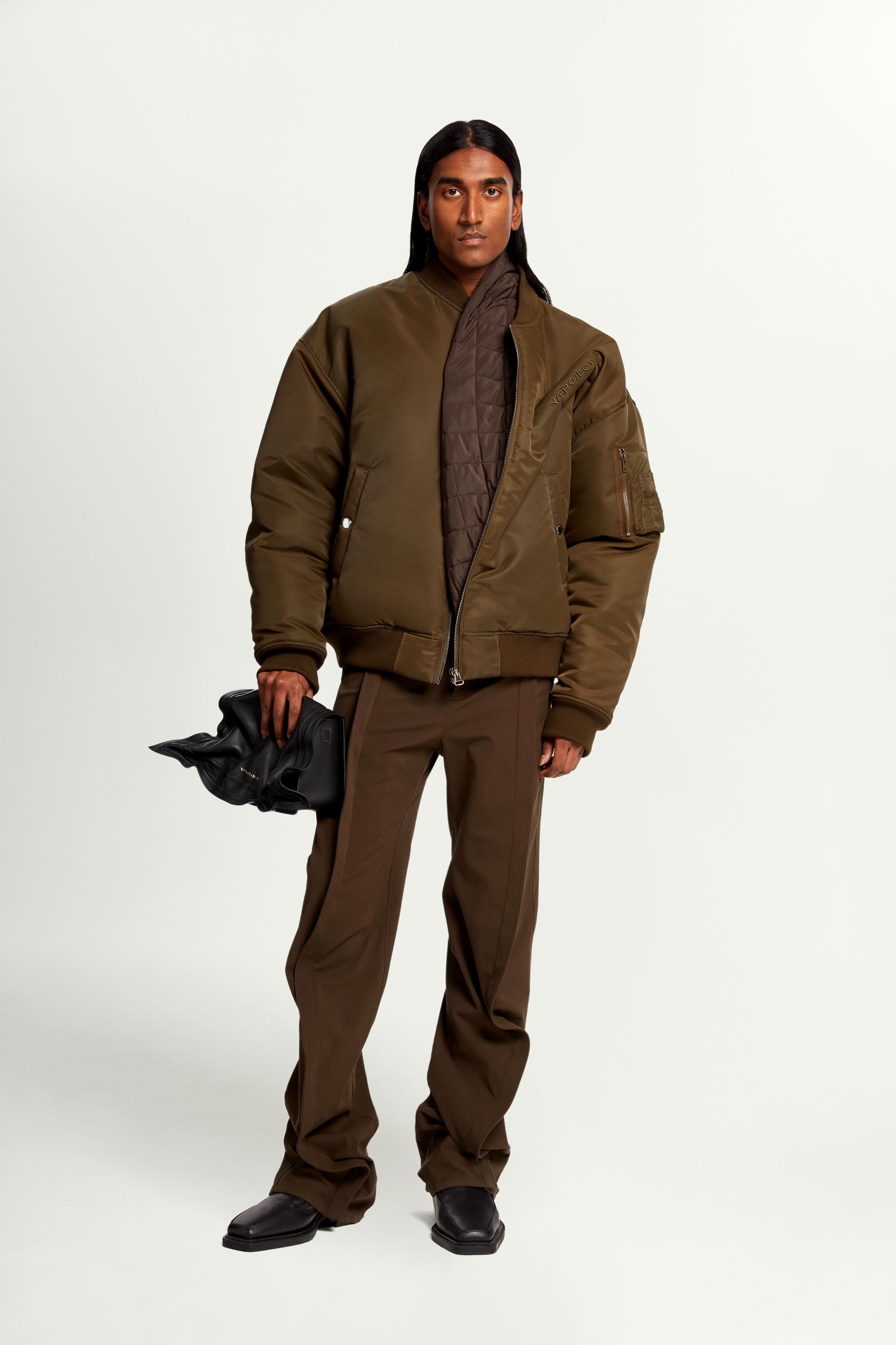 Pinched Logo Bomber - 2