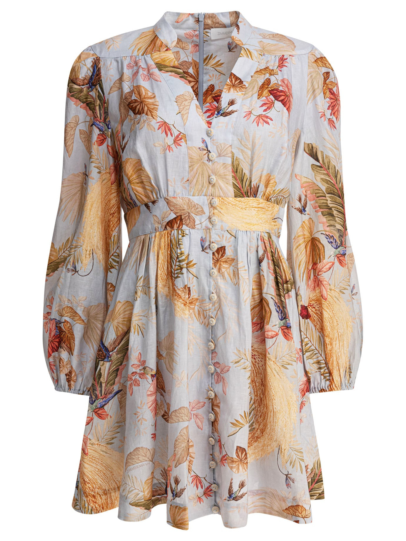 Zimmermann Ascension Plunge Mini Dress - 1