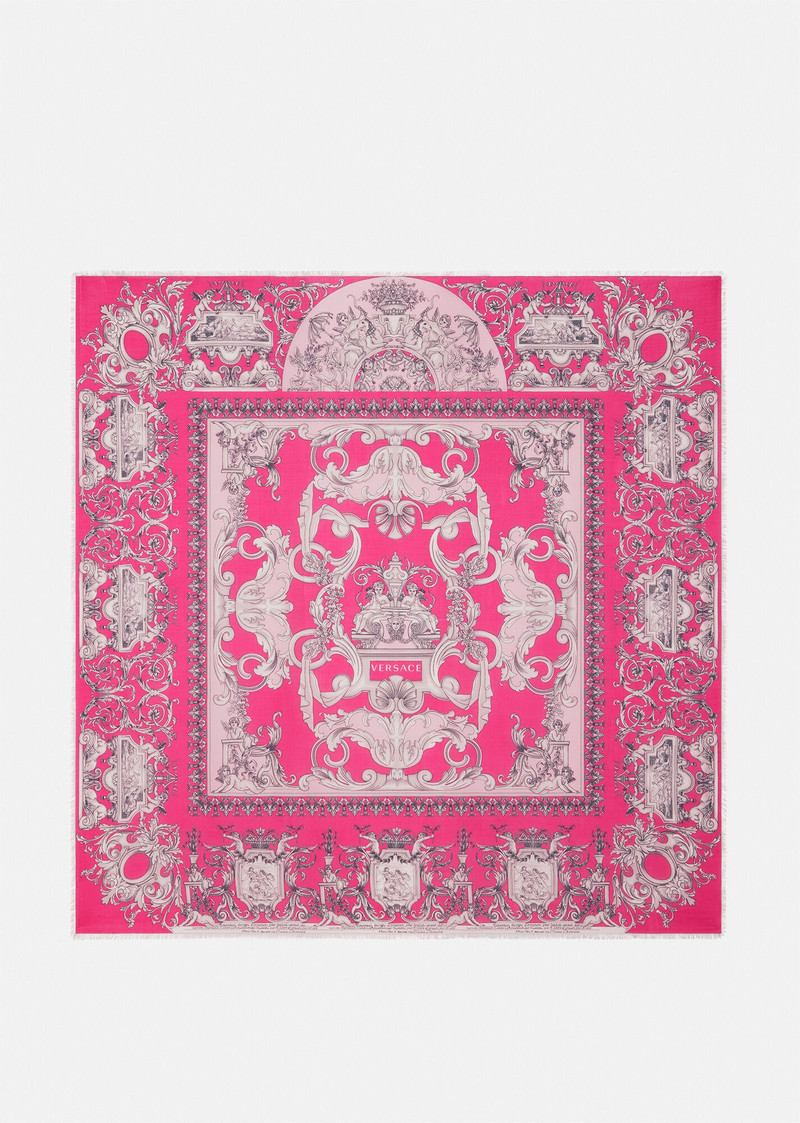 Silver Baroque Scarf 1