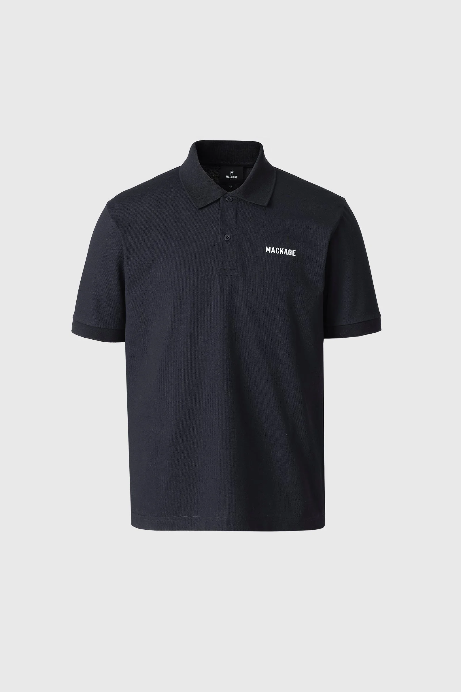 PABLO-CR Flat Knit Rib Collar Polo - 1