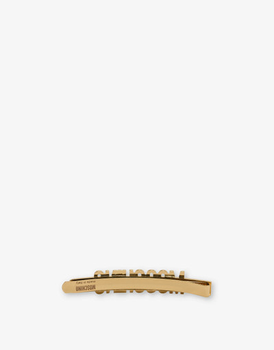 Moschino LETTERING LOGO HAIR PIN outlook