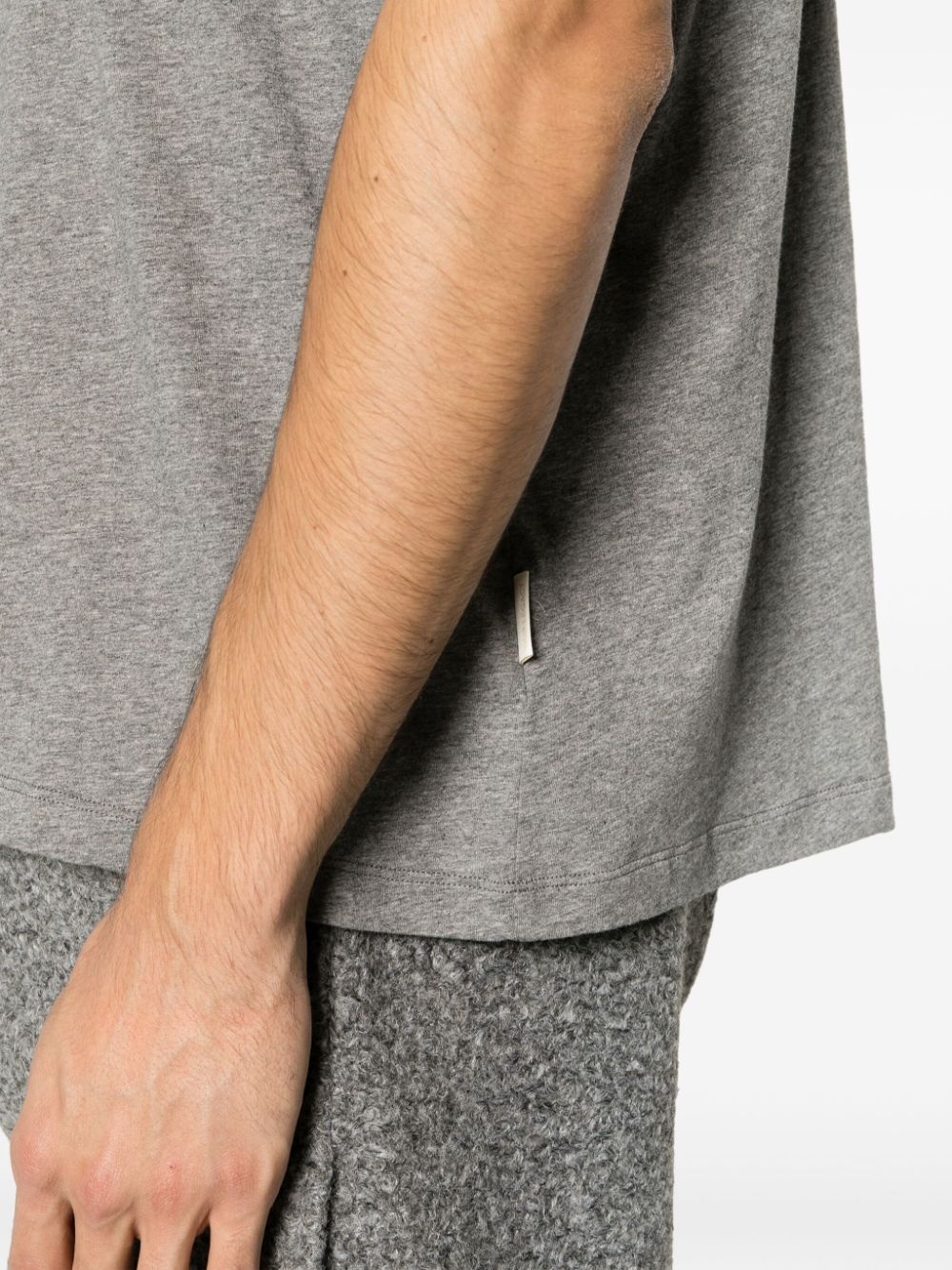 round-neck cotton T-shirt - 5