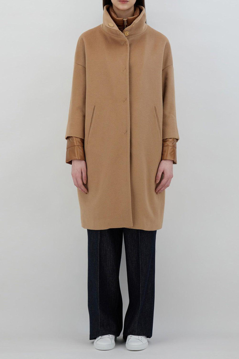 Herno Cocoon Coat - Camel outlook