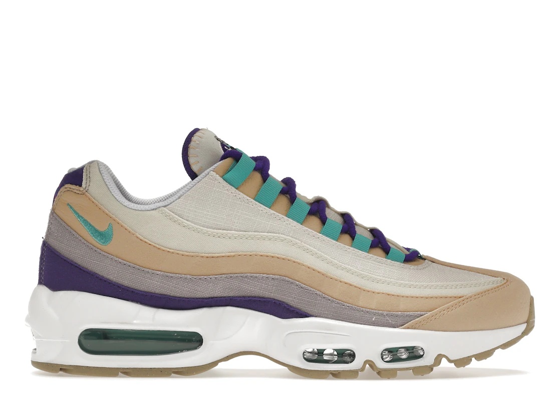 Nike Air Max 95 Air Sprung Sail Purple Teal - 1