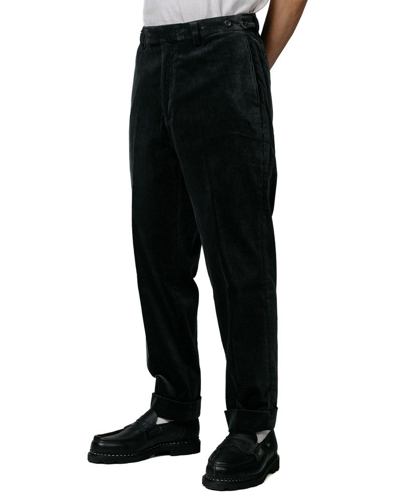 BEAMS PLUS Ivy Trousers Ankle-Cut Corduroy Charcoal Grey outlook