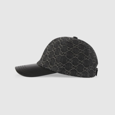 GUCCI GG denim baseball hat outlook