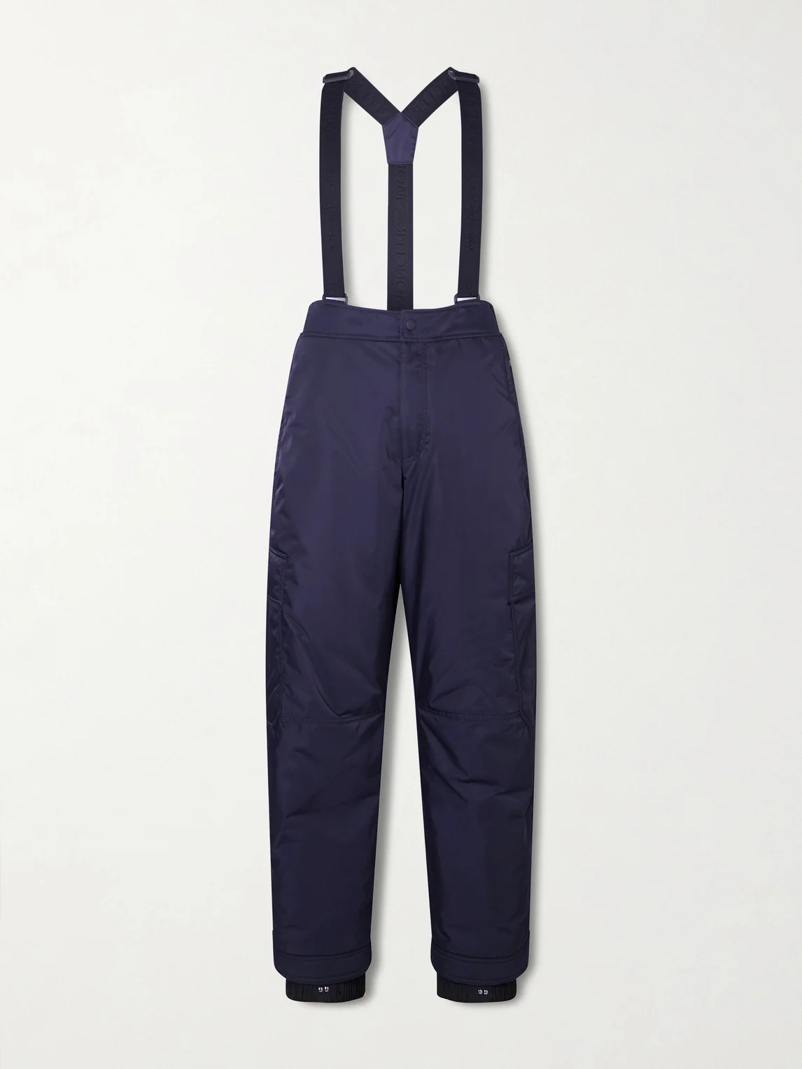 Wide-Leg Padded Ski Salopettes - 1