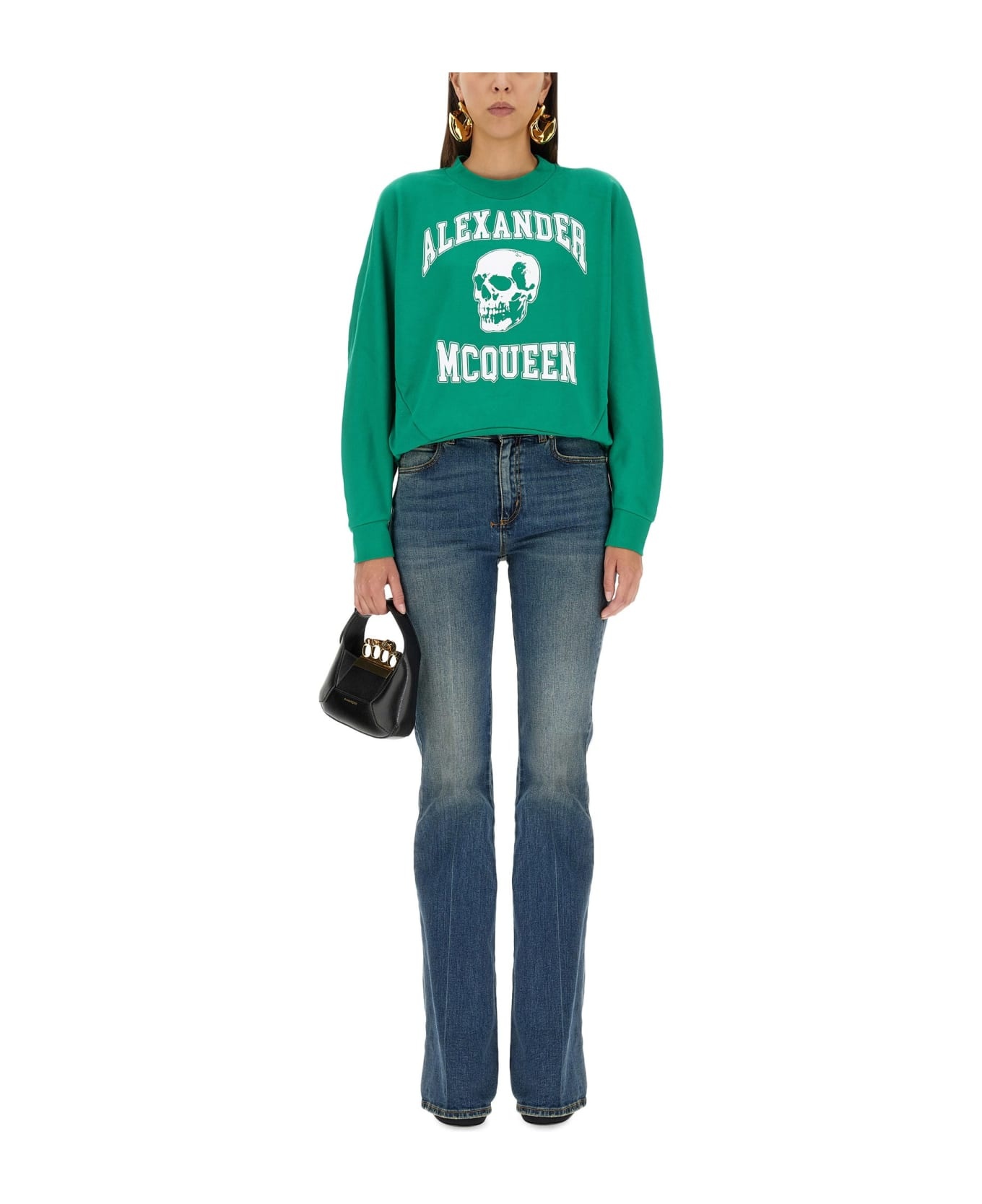 Varsity Skull Sweatshirt - 4