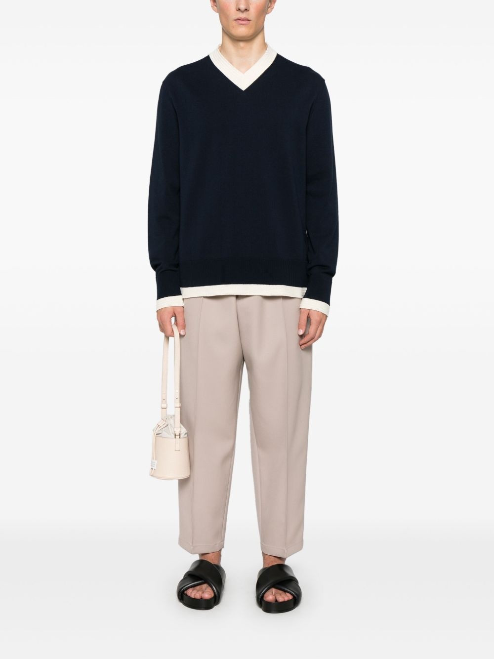 V-neck sweater - 2