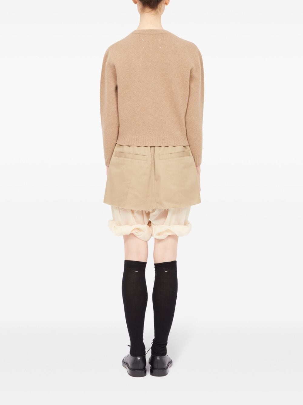 V-neck wool cardigan - 4
