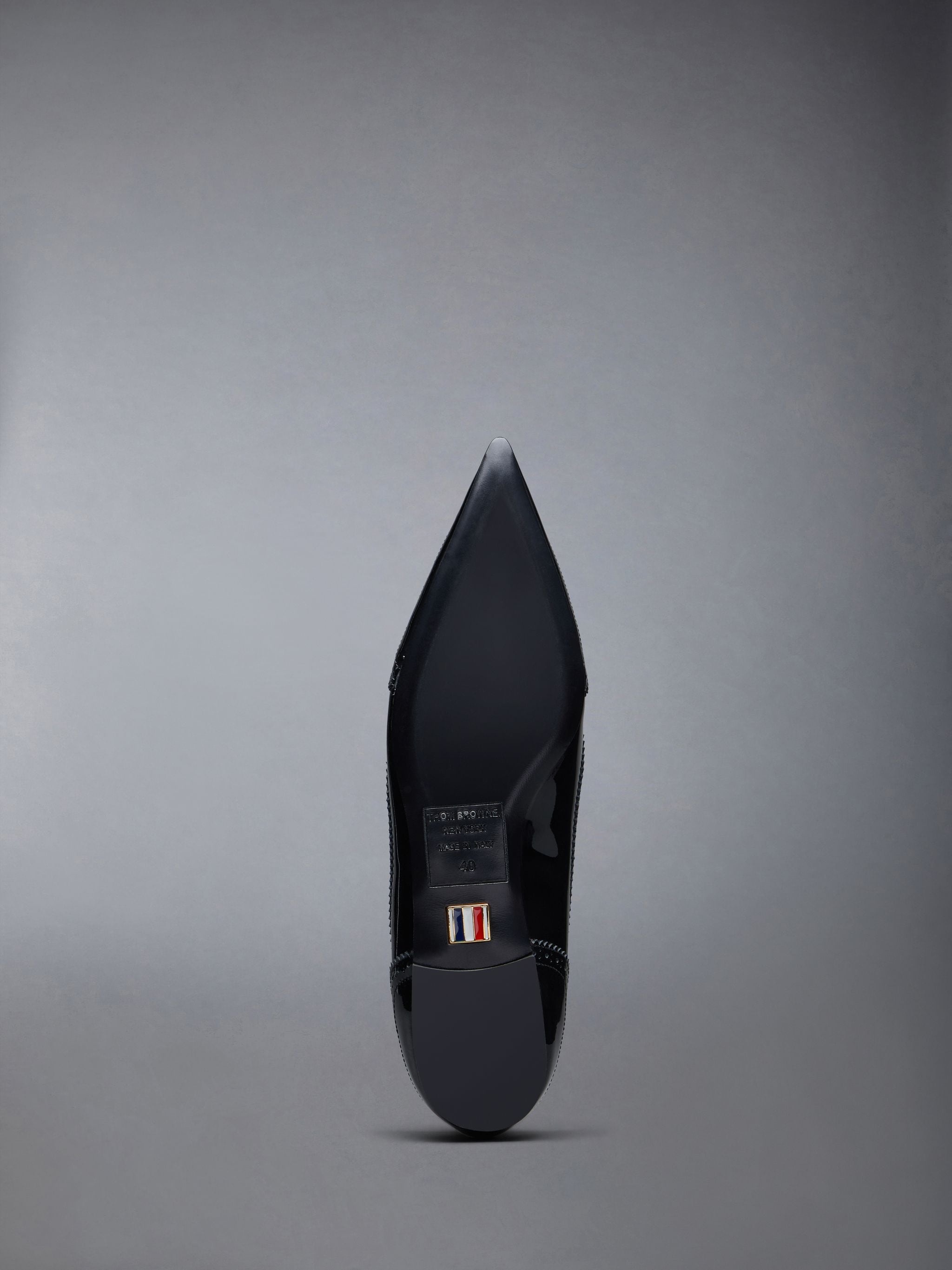 pointed-toe leather loafers - 6